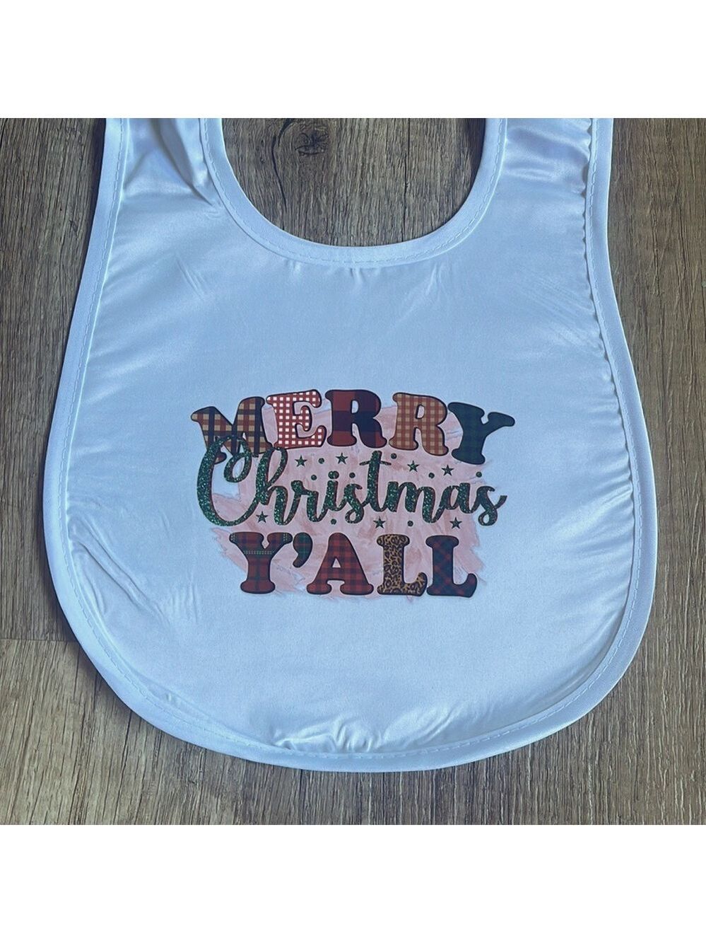 Merry Christmas Baby Feeding Bib